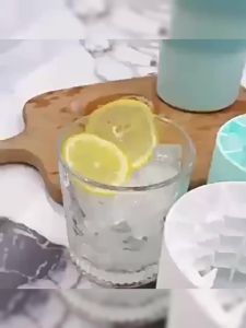 Silicone Ice Cube Mold Round Ice Bucket Summer Homemade DIY Refrigerator Freeze Ice Maker Creative Ice Cube Mold Barware Tools