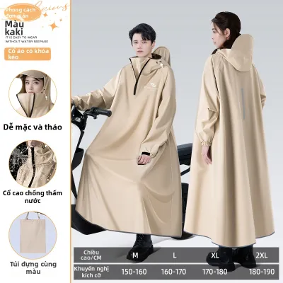 KeyRu | Áo Mưa Chống Thấm Toàn Thân cho Người Lớn với Tích Hợp Xe Đạp Điện