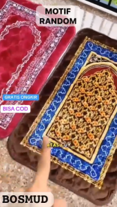 Sajadah Quiltying Tebal Lembut Bahan Empuk dan Halus Ukuran Jumbo Anti Slip Lantai