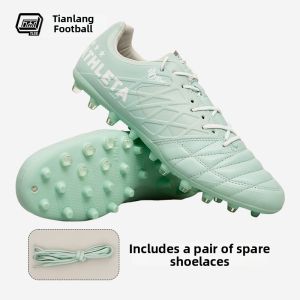 Half Kangaroo Leather Multi-Ground Artificial Grass Football Shoes