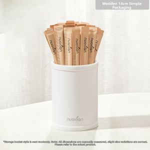 NUOXIAN | Disposable Degradable Single Pack Wooden Stirring Spoons For Hot Drinks