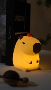 Night Light For Kids Bedroom Animal Silicone Nursery Nightlights Touch Control Bedside Lamp for Baby Children Room