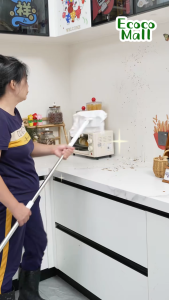 Cây lau rảnh tay ECOCO nhấn nhả khăn thông minh thế hệ mới cán xoay 360 độthiết kế chống trượt phù hợp nhiều loại khăn