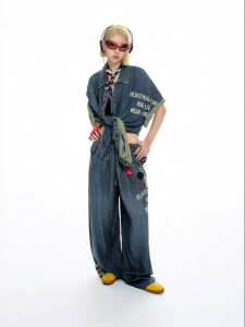 BJHG | Quần Jeans Mỏng Phong Cách Vintage Đơn Giản Mùa Hè