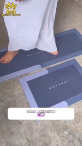 Bright Crown Keset Dapur Diatomite 2in1 Bahan Serap Air / Keset Dapur Anti Slip