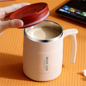 【BUY 1 TAKE FREE GIFT】304 Stainless Steel Mug Cup With Spoon Coffe Cup Office Portable Cup Water Cup Milk Cup For Gift