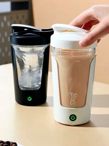 Portable Automatic Stirring Coffee Cup Electric Protein Shaker Bottle Milkshake Coffee Mixing Cup Outdoor Sports Fitness Bottle