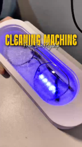 AIODIY High-Frequency Ultrasonic Jewelry & Glasses Cleaning Machine Multifunctional Automatic Dishwasher for Braces Watches & Electronic Accessories Grey