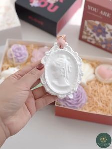 Sáp thơm đá thạch cao phong cách Pháp treo tủ quần áo treo xe làm quà tặng 62g hương thơm quả lê và lan Nam Phi