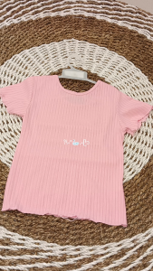 COD ATASAN BAJU BAYI / ATASAN KAOS ANAK PEREMPUAN TERBARU / T-SHIRT ANAK MODEL KEKINIAN / KAOS RIB ANAK PEREMPUAN