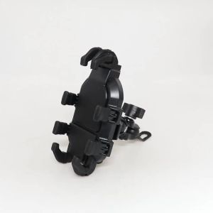 1pc Shockproof Motorcycle Phone Mount 360° Rotatable Universal Bike Handlebar Phone Holder for Motorbike Scooter GPS Navigation