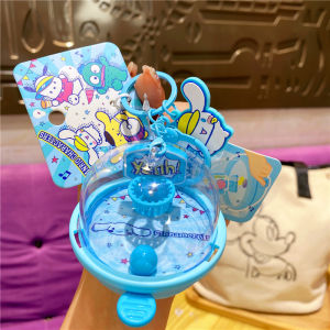 Sanrio Kuromi Electronic Sound Basketball Game Keychain Backpack Decorations Student Bookbag Accessories Girls Cartoon Series