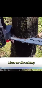 12 Inch 998VF Brushless Cordless Chainsaw - 20000mAh Lithium Battery Alloy Quenched Chain for Sharp Cutting Lightweight & Portable Electric Chainsaw for Tree Pruning Branch Cutting DIY Woodwork