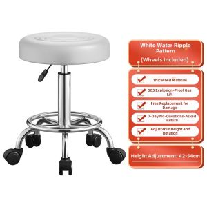 Elevating Stool with Wheels Modern Home Bar Stool