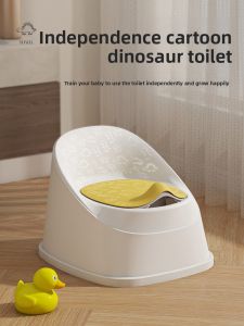 ZHIFUXIAOLUBAN | Ghế Toilet Cho Trẻ Em Có Đệm Lưng Dành Cho Bé Trai Và Bé Gái