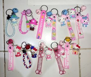 KEYCHAIN GANTUNGAN KUNCI IMPORT 3D HELLO KITTY / gantungan kunci murah sanrio JN1113