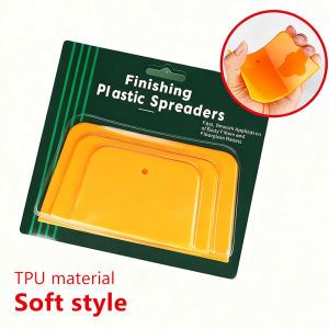 Seamital 3 chiếc máy rải thân xe Dụng cụ cạo mềm có thể tái sử dụng 4/5/6 inch để áp dụng chất độn putties caulks phim và sơn