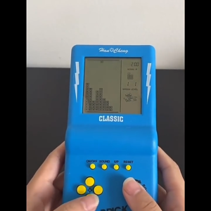 Classic Tetris Brick Game Console Electronic Handheld Game for Children & Teens