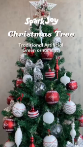 SPARKJOY CHRISTMAS TREE TRADITIONAL ARTIFICIAL GREEN ORNAMENT