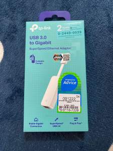 TP-Link UE300 แปลง USB ให้เป็นช่องแลน (Lan) USB 3.0 to Gigabit SuperSpeed Ethernet Adapter