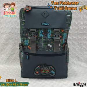 Tas Ransel Backpack Foldover Trail Game / Foldover / Tas Sekolah Anak Perempuan Gendong Klip Game On