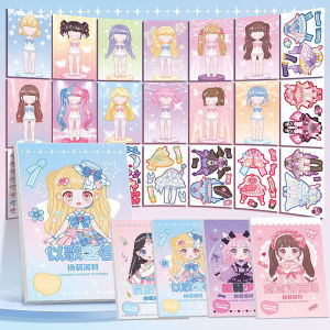 Sticker Book Dress Up Sticker Paper Doll Sticker Books Goo Card Sticker Dress Up Beautiful Princess