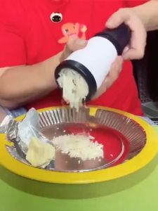 【VIDKHSY Store】Handheld Cheese Grater Fine & Coarse Blades | Multifunction Butter Cutter Vegetable Shredder Slider-Heavy Duty Kitchen Tool for Garlic/Asin/Nuts