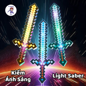 Đồ Chơi Kiếm Ánh Sáng Light Saber - Có Đèn LED Kiếm Phát Sáng Cầm Tay Cho Bé