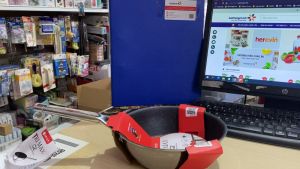 Chảo Inox 304 liền khối chống dính vân đá tự nhiên Elmich Trimax CZ size 20cm/24cm/26cm/28cm dùng bếp từ