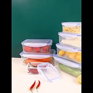 Preservation Box Plastic Microwave Lunch Box Sealed Box Food Bento Box Refrigerator Storage Box Fruit Container Food Storage Tank Kitchen Tableware