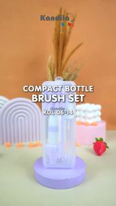 Kandila Baby Compact Bottle Brush Set - Pembersih Botol Bayi