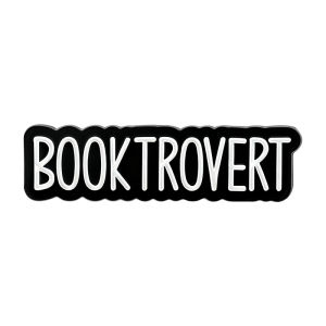 Booktrovert Enamel Pins Go Away Im Reading Books Dog Coffee Brooches Lapel Badges Clothes Jewelry Gift for Reader Friends