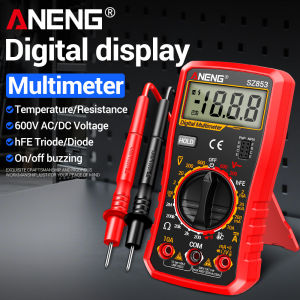 ANENG | ANENG SZ853 Digital Multimeter 1999 Counts AC/DC Voltage Current Resistance Temperature hFE Triode Buzzer for Electrician Tools