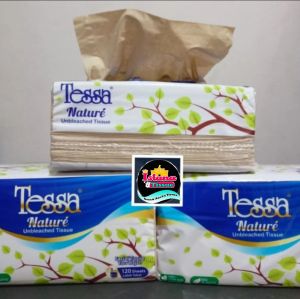 ( PAKET 3 Pcs ) Tissue TESSA NATURE 120 sheet 3 ply coklat