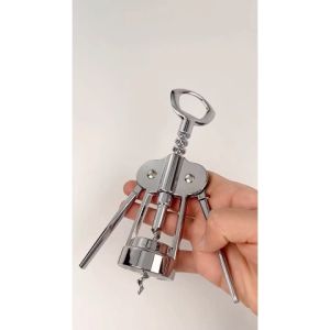 Dụng cụ khui rượu vang inox cao cấp siêu bền mở vang inox 304 đồ khui rượu vang khui bia đa năng-HAUSE