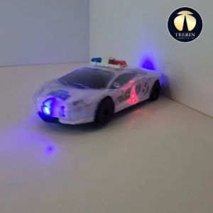 รถตำรวจ ชนถอย มีเสียง มีไฟ - ของเล่น รถตำรวจ ชนถอย มีเสียง มีไฟ