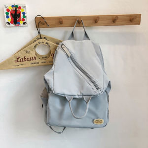 Large Capacity Crossbody Backpack Womens Korean Style Versatile High School University Student Vintage Feeling Book Bag