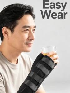 1/2PCS Adjustable Wrist Fitted Stabilizer Splint Carpal Tunnel Hand Compression Support Wrap for Wrist Injuries Pain Relief