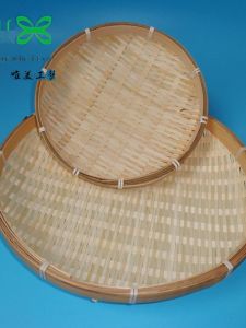 Hoa Văn Rơm Tre Thủ Công Trang Trí Nhà Vật Dụng Nhà Bếp Lưới Tre Tròn Tủ Đựng Trái Cây Nhà Trẻ Drying Basket