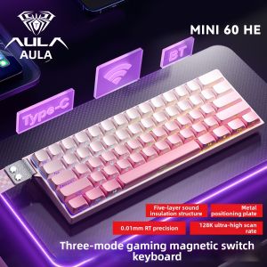 AULA-MOJING | Bàn Phím Chơi Game Độ Trễ Thấp Với Công tắc Từ Nhiều Chế độ
