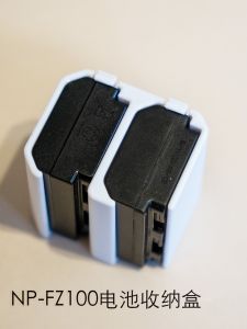 Sony NP-FZ100 Camera Battery Storage Box Compatible with A7M3 A7R3 A7R4 A6600 FX3 A7S3 Digital Accessories Battery Organizer