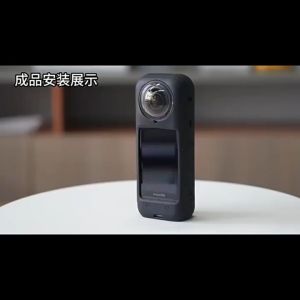 Casing Silicon For Camera Action Cam Insta360 X4 Silicone Protection Peleing Body Camera Aksessories Kamera Aksi Panorama Fotografi Dengan Pelindung lensa Lanyard Case Anti Jatuh Kamera Sport Insta 360