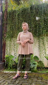 YESAMALIKA CUMI TOP | Baju Atasan Kaos Wanita Bahan Cotton Combed 24s | All size reguler dan Jumbo