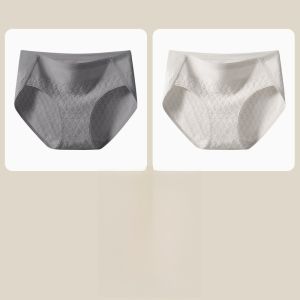 MiiOW | Quần lót tam giác cotton nguyên chất cho nữ cạp vừa thoáng khí liền mạch quần lót kháng khuẩn thoải mái mùa thu 2024