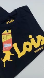Kaos Pria Pendek Logo Lois M L XLXXL Combed 24s Terbaru 2023