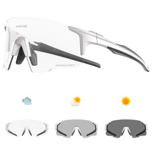 Kapvoe Photochromic Sunglasses Outdoor Cycling Sports Bike Glasses Man MTB Running Glasses Women Eyewear Bicycle UV400 Goggles