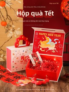 BENMEI | Hộp Quà Trống Đỏ Sáng Tạo Lớn Tinh Tế