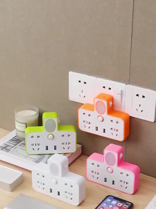 Multifunctional USB Socket Converter with Switch & Night Light – Extension Cord Adapter for Convenient Power Solutions