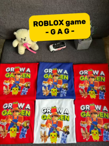 KOKO IMPORT - Baju Kaos Anak Gag Grow A Garden Roblox Viral Keren Perempuan Laki-laki Umur 2-16 Tahun