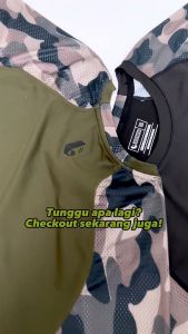 Kaos Lengan Pendek Olahraga Baju Gym Fitness Running Sport Pria Short Sleeve Army Compression Dry Fit Jogging Training Lari